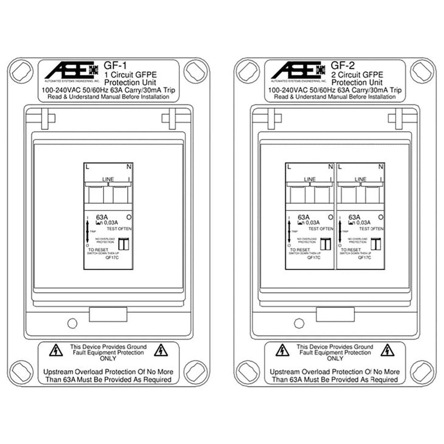 ASE GF-1 et GF-2
