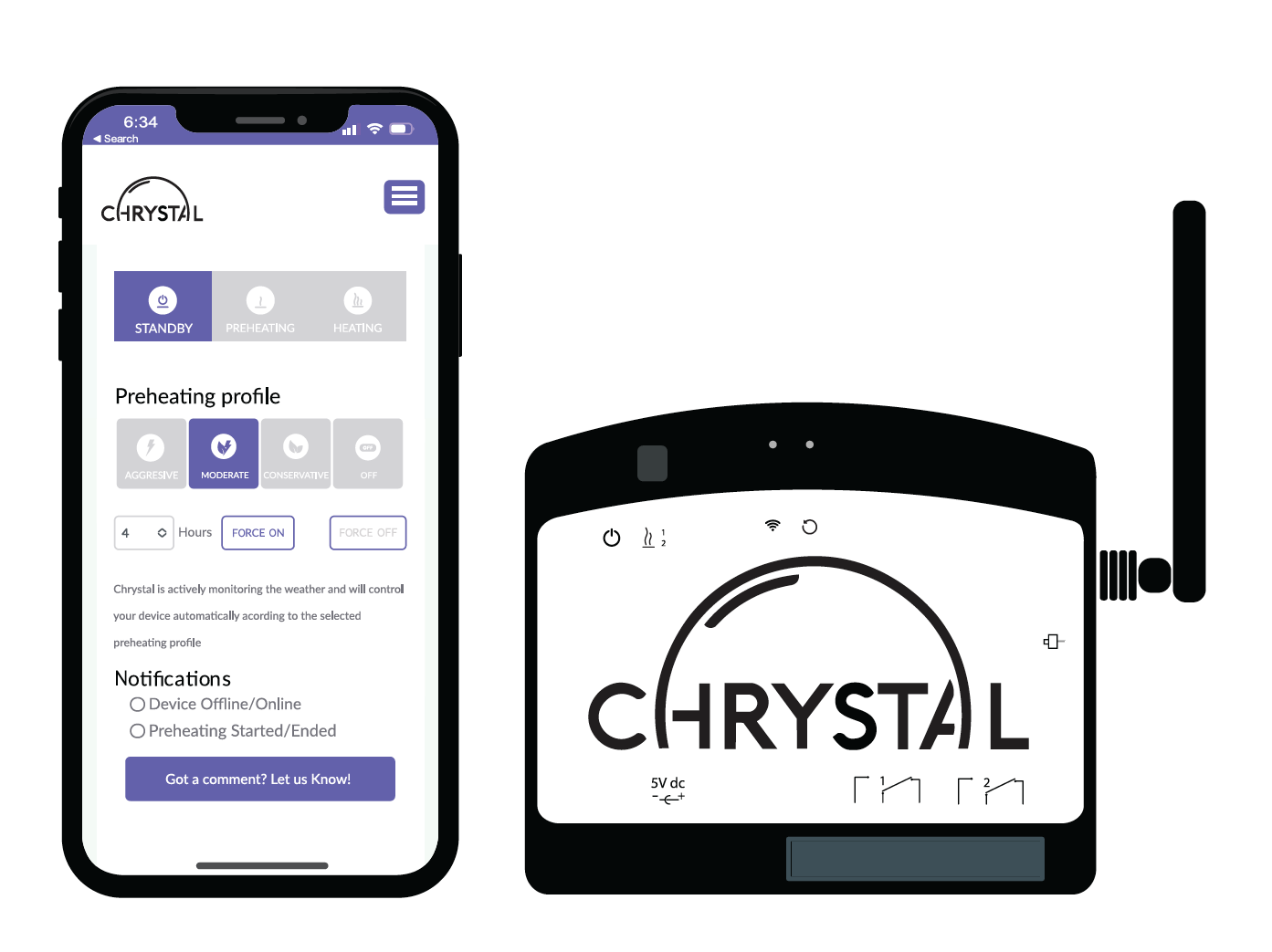 The Smart WIFI Controller - Chrystal CPC401