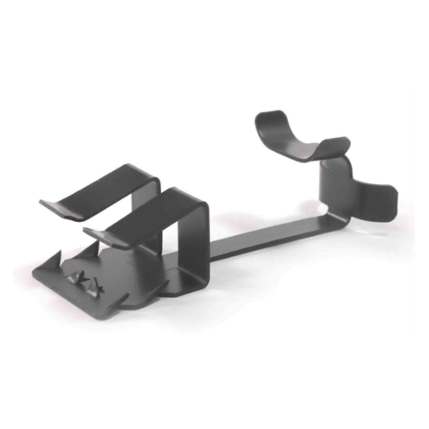 GripClip en aluminium noir anodisé, paquet de 25