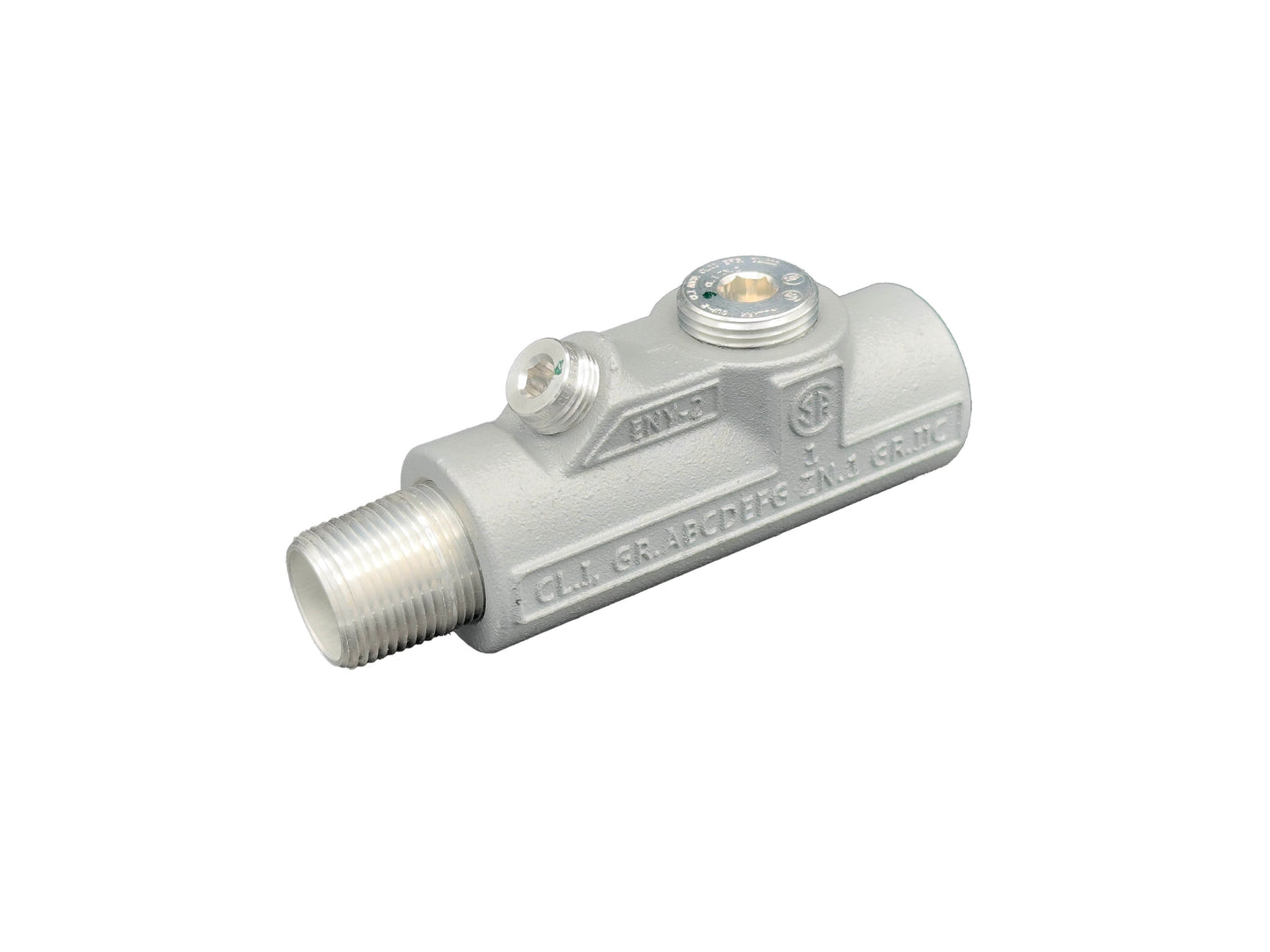 KI-ENY-1-T Aluminum pipe fitting, ½’’ NPT, female-female, explosion-proof