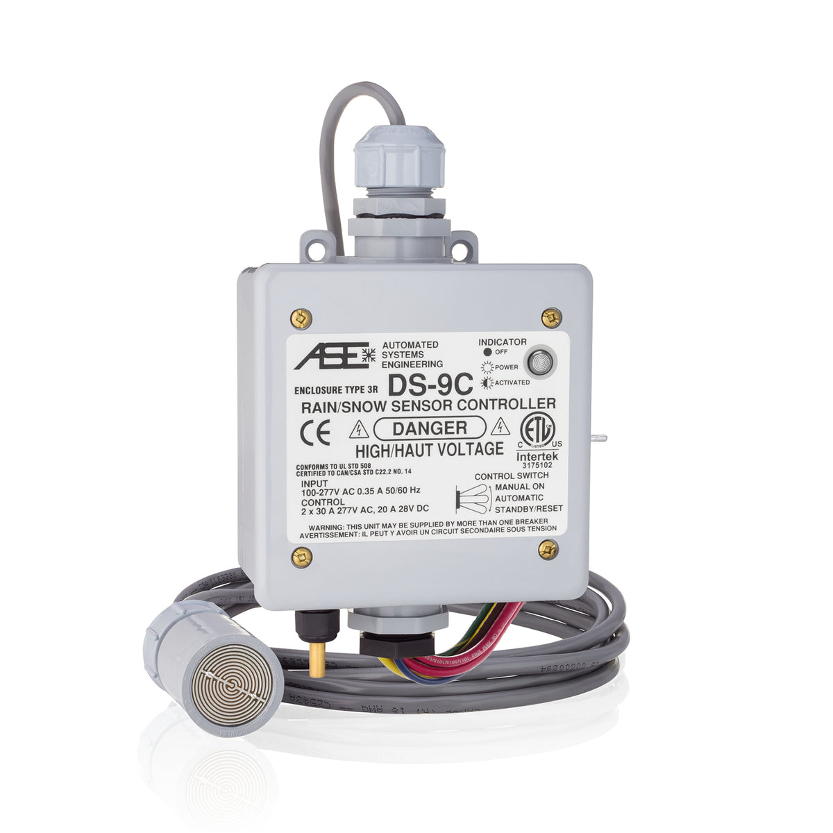 DS-9C Snow / Ice controller with 10 Ft. sensor cable – Elec-Trace