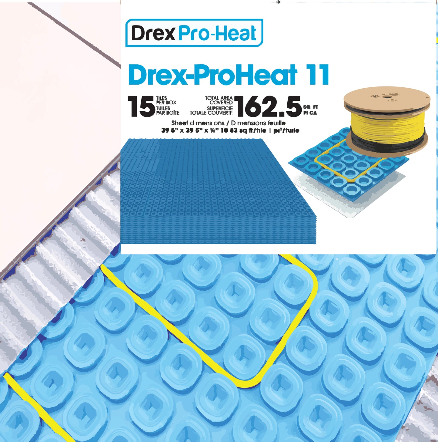 DrexProHeat-11 Uncoupling Membrane Sold Per Box of 15