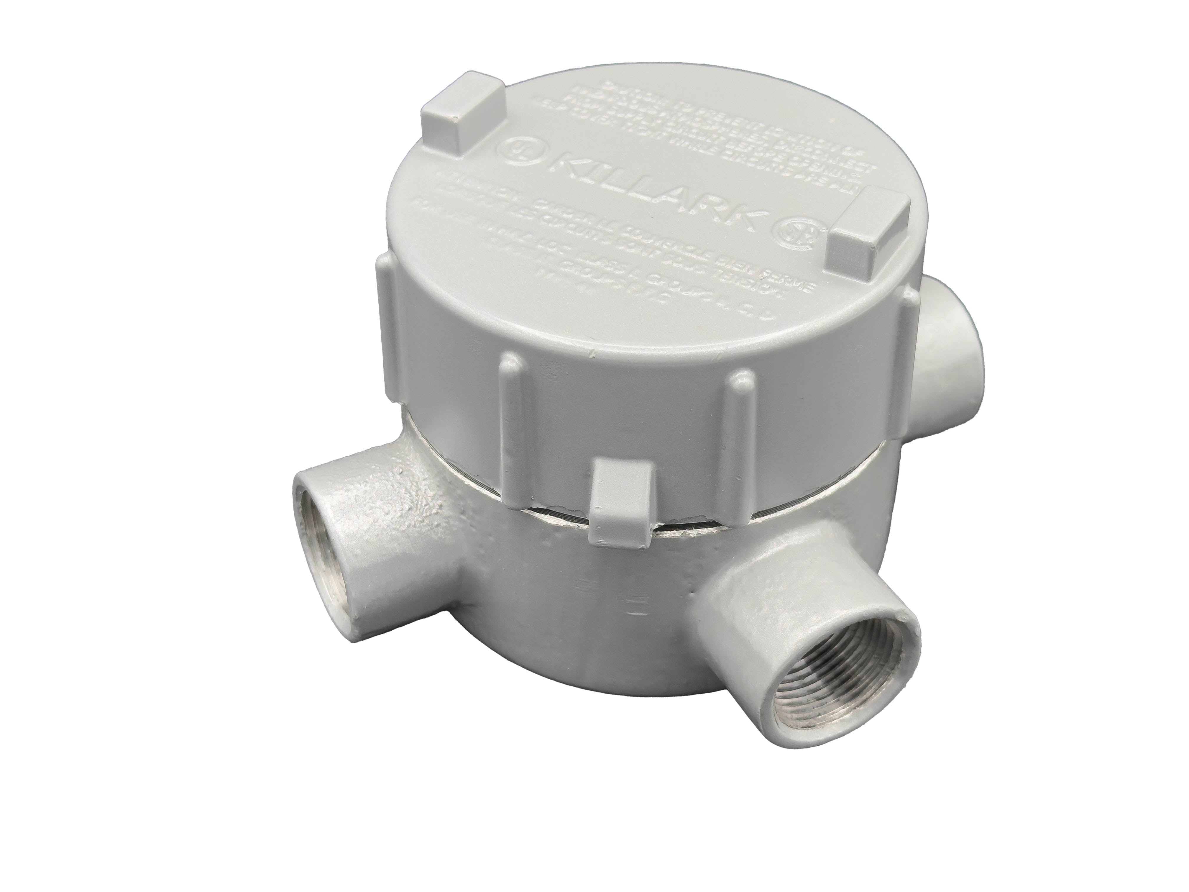 KI-GECETT-2-6TB Aluminum junction box, ¾’’ NPT, 3 inlet, with 6 interc ...