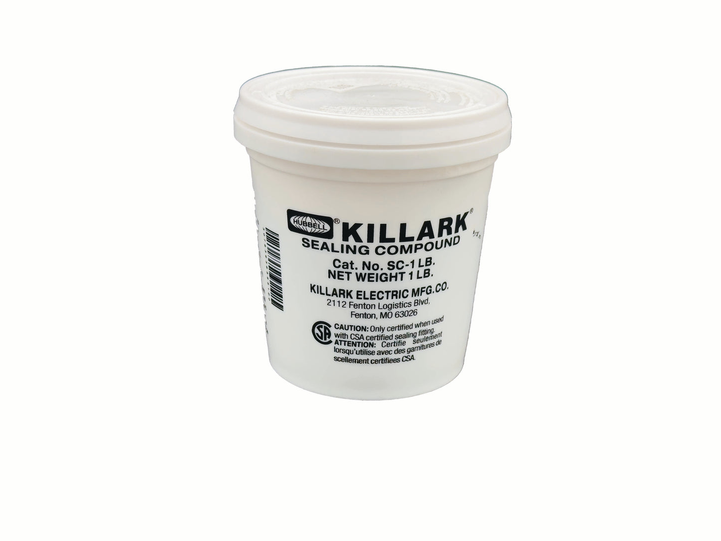 KI-SC1LB Sealant, 1 lb container, to seal junctions, for use with explosion-proof fittings