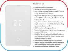 UWG5 WiFi LED Touch Smart Thermostat