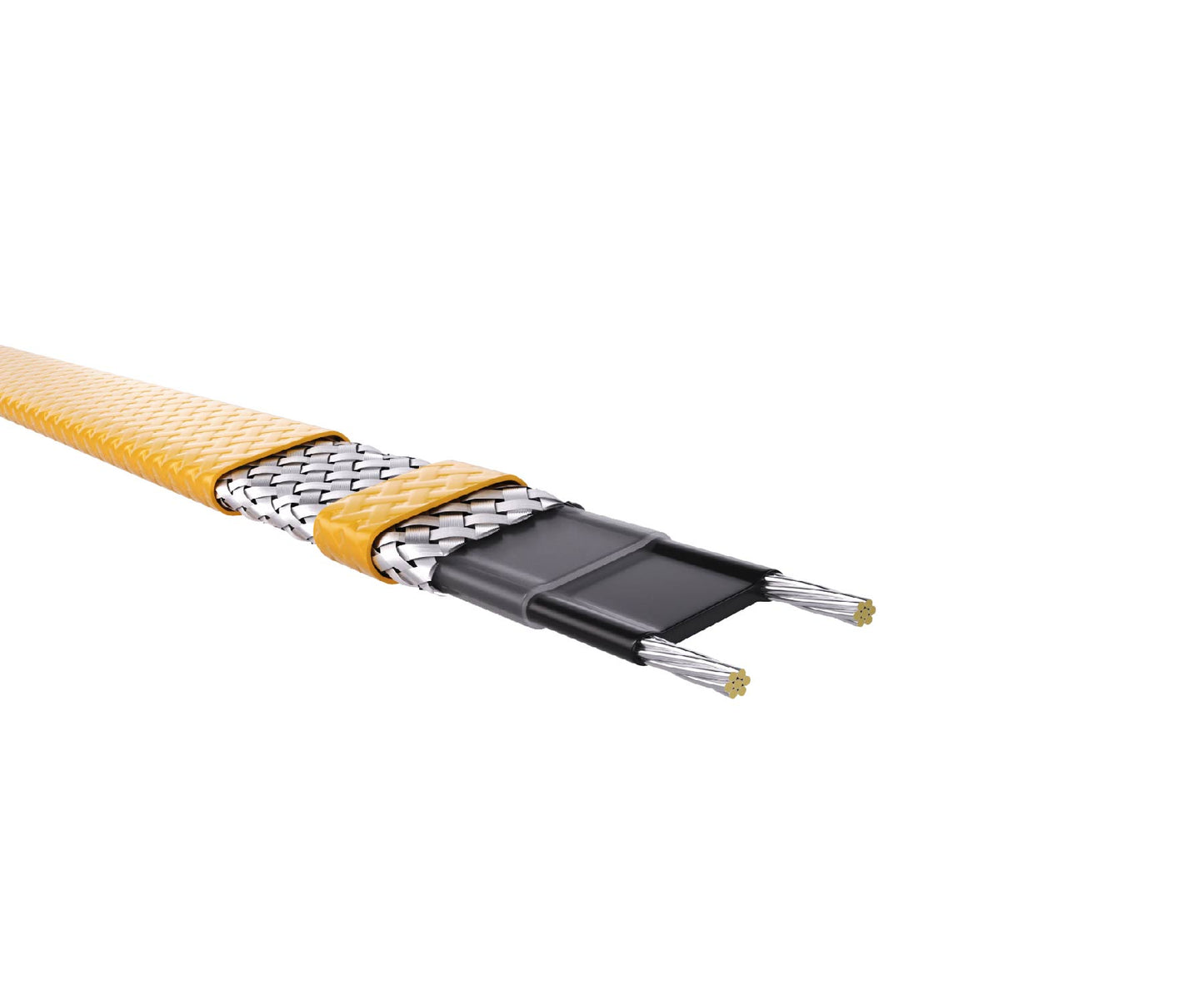12.5 mm MVU Ultra-High Temperature Self Regulating Heating Cable 120V / 240V