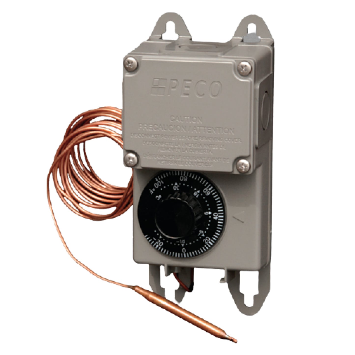 TRF115-007 Thermostat extérieur en cuivre pour béton (8 pieds) 