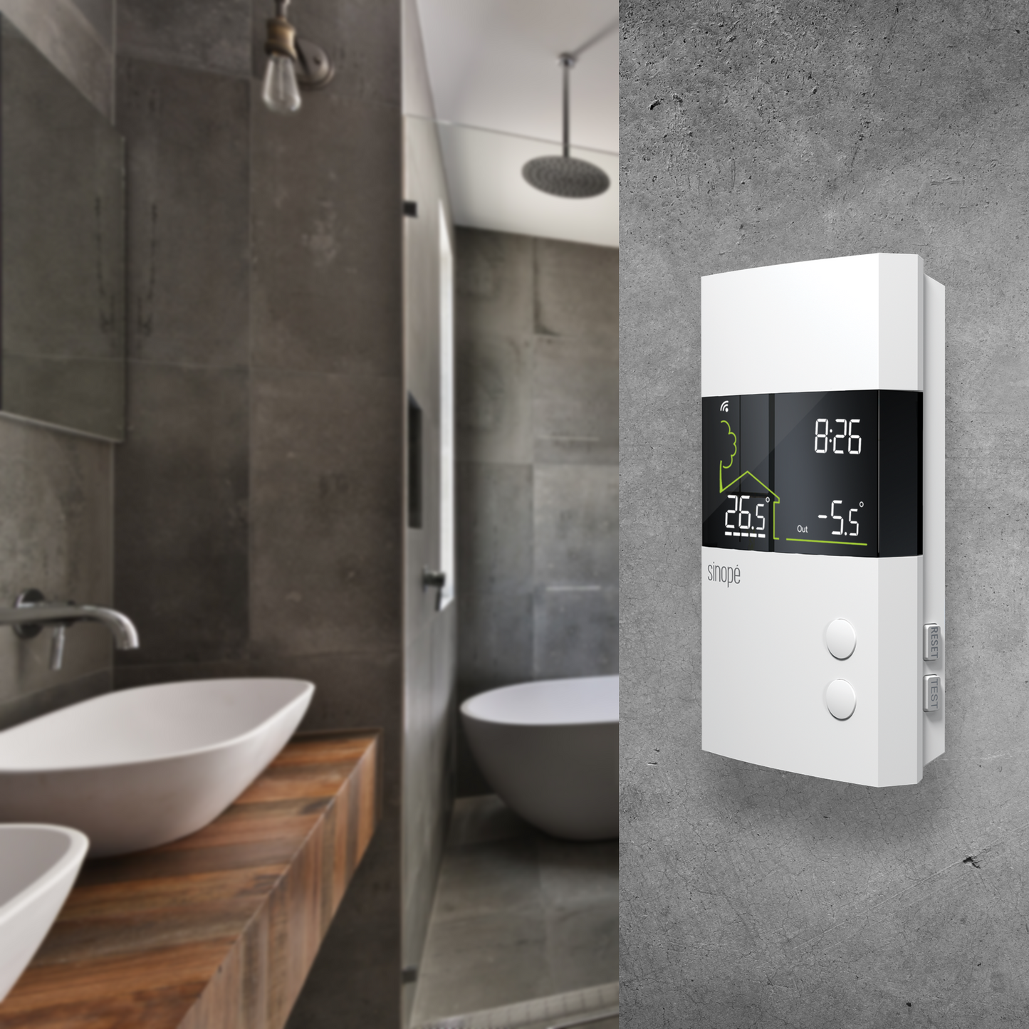 Thermostat intelligent Wi-Fi TH1320WF pour chauffage au sol électrique