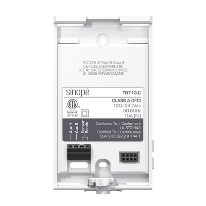 Thermostat intelligent Wi-Fi TH1320WF pour chauffage au sol électrique