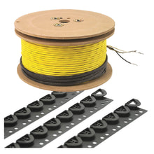 Câble chauffant au sol 120 V avec guides au sol